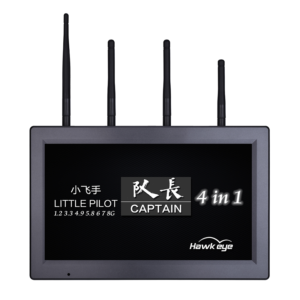 <strong>Hawkeye Captain X 10.2 inch 4in1  1.2G 3.3G 4.9G 5.8G 6G 7G 8G 520CH(8*4 DIY channel)   Monitor with</strong>
